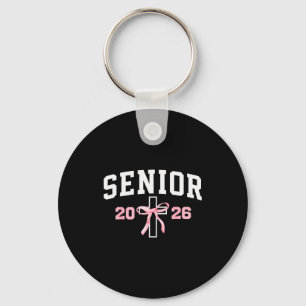 Christelijke senior 2026 Cl van 26 Coquette meisje Sleutelhanger