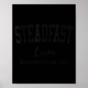 Christelijke shirts vrouwen mannen standvastige li poster