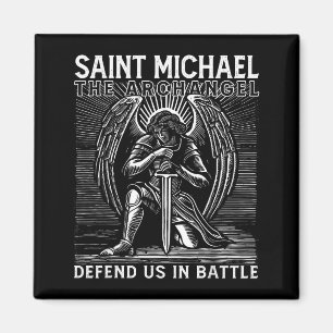 Christelijke Sint-Michaël Katholieke Heilige Verde Magneet