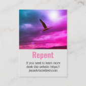 Christelijke sjabloon van de spoorkaart om te pers (Achterkant)