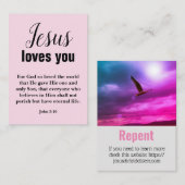 Christelijke sjabloon van de spoorkaart om te pers (Voorkant / Achterkant)