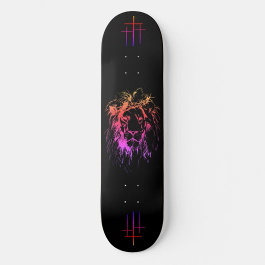 Christelijke Skateboard Leeuw van Juda (Voorkant)
