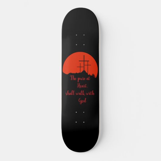Christelijke Skateboard Pure at Heart Skateboard D (Voorkant)