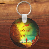 Christelijke Sleutelhanger voor horloge en bidspri (Voorkant)