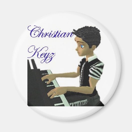 Christelijke sleutelmagneet magneet (Voorkant)