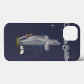 christelijke soldaat Case-Mate iPhone case (Achterkant (horizontaal))