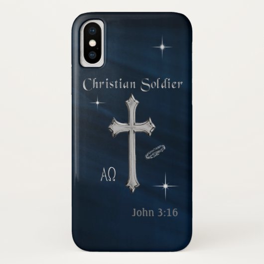 Christelijke soldaat Case-Mate iPhone case (Achterkant)