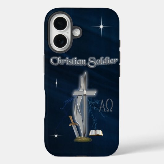 Christelijke Soldaat Case-Mate iPhone Case (Achterkant)
