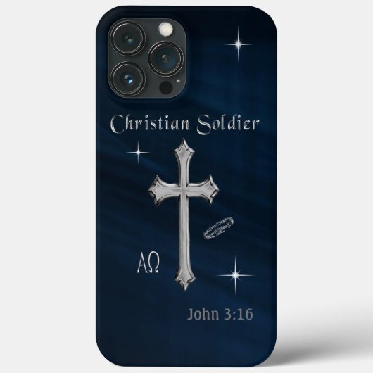 Christelijke soldaat Case-Mate iPhone case (Achterkant)