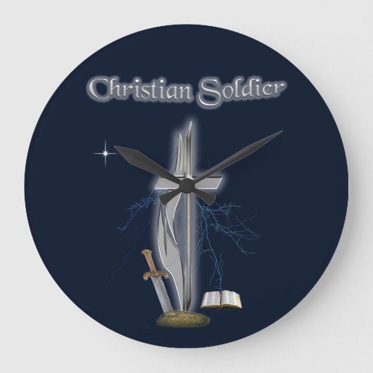 Christelijke soldaat grote klok (Voorkant)
