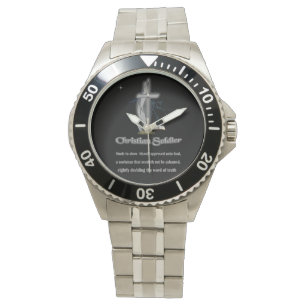 Christelijke soldaat horloge