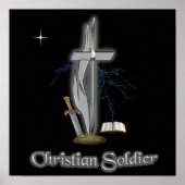 Christelijke soldaat poster (Voorkant)