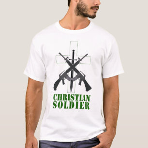Christelijke soldaat t-shirt