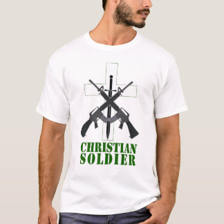 Christelijke soldaat t-shirt