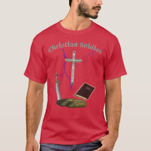 Christelijke soldaat t-shirt