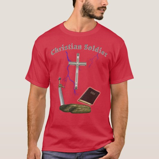 Christelijke soldaat t-shirt (Voorkant)