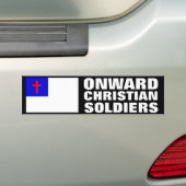 Christelijke soldaten bumpersticker (Op auto)