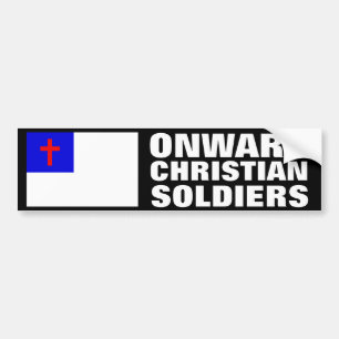 Christelijke soldaten bumpersticker