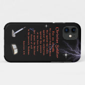 Christelijke soldaten Case-Mate iPhone case (Achterkant (horizontaal))