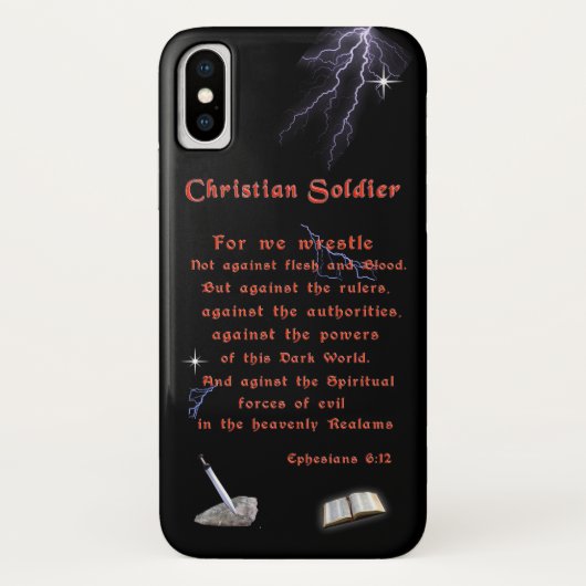 Christelijke soldaten Case-Mate iPhone case (Achterkant)