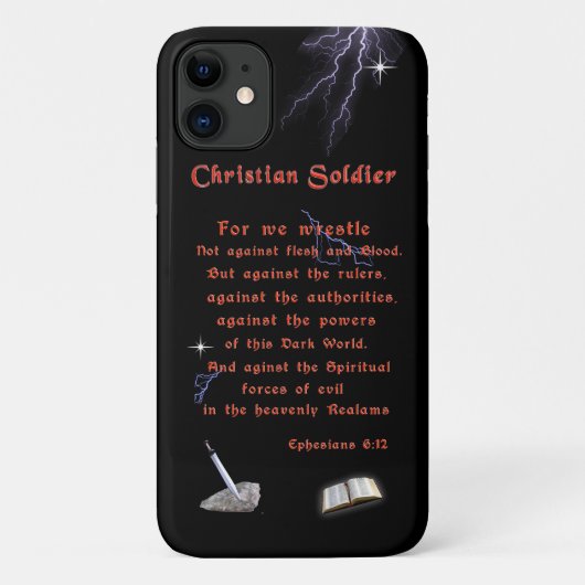Christelijke soldaten Case-Mate iPhone case (Achterkant)