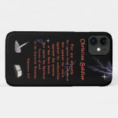 Christelijke soldaten Case-Mate iPhone case (Achterkant (horizontaal))