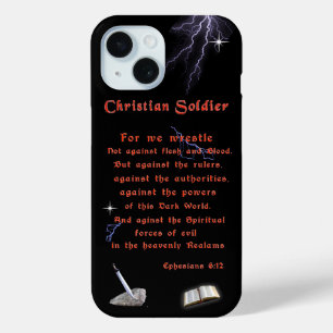 Christelijke soldaten iPhone 15 case