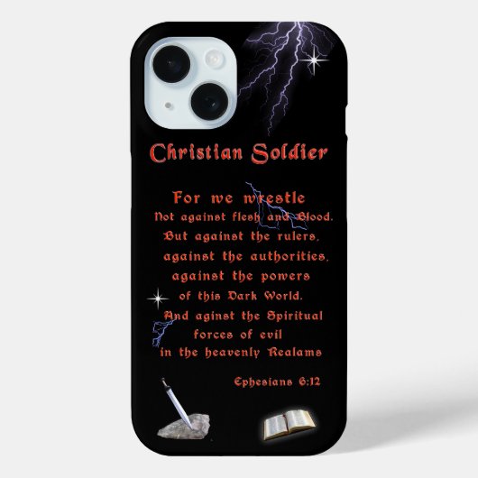 Christelijke soldaten Case-Mate iPhone case (Achterkant)