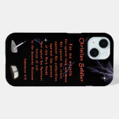 Christelijke soldaten Case-Mate iPhone case (Achterkant (horizontaal))