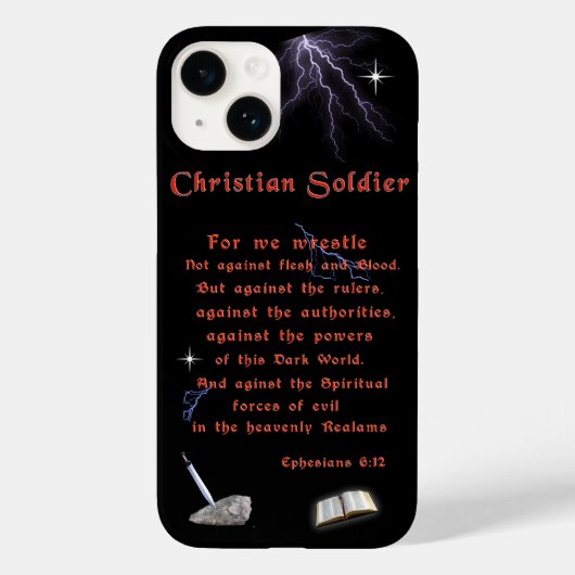 Christelijke soldaten Case-Mate iPhone case (Achterkant)