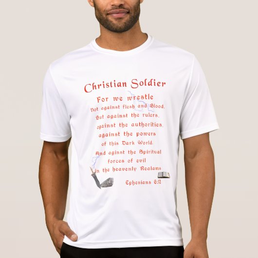 Christelijke soldaten t-shirt (Voorkant)