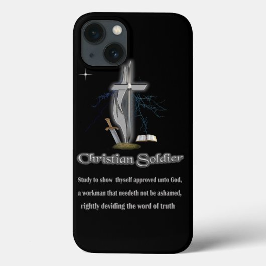 Christelijke soldatengoederen Case-Mate iPhone case (Achterkant)