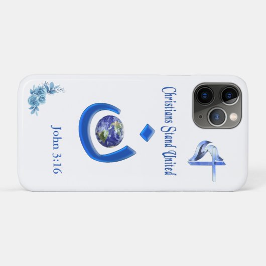 Christelijke solidariteit Case-Mate iPhone case (Achterkant (horizontaal))