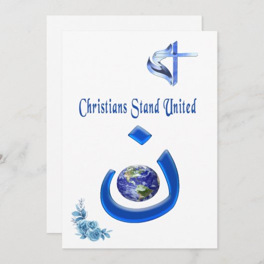 Christelijke Solidariteit Feestdagenkaart (Voorkant / Achterkant)