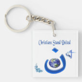 Christelijke solidariteit sleutelhanger (voorkant)