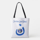 Christelijke solidariteit tote bag (Achterkant)