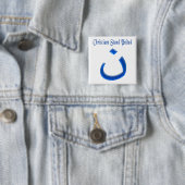 Christelijke solidariteit vierkante button 5,1 cm (In situ)