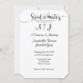 Christelijke Soulmates Trouwboodschap Kaart (Voorkant)