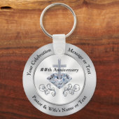 Christelijke Souvenir Ideeën voor het Jubileum van Sleutelhanger (Voorkant)