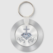 Christelijke Souvenir Ideeën voor het Jubileum van Sleutelhanger (Achterkant)