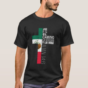 Christelijke Spaanse Jezus Religieuze Bijbelvers M T-shirt