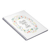 Christelijke spiral Note Book Faith Hope Geloof Notitieboek (Rechterzijde)