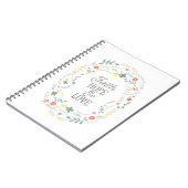 Christelijke spiral Note Book Faith Hope Geloof Notitieboek (Linkerzijde)