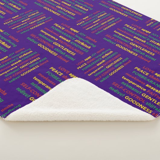 Christelijke SPIRITUELE GAVEN van de Spirit Bible Sherpa Deken (3/4)