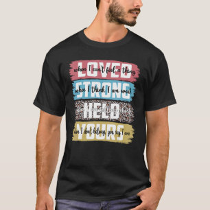 Christelijke spreuk voor God Christelijk katholiek T-shirt