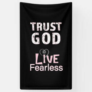 Christelijke Spreuken Banners Vertrouw op God Chri