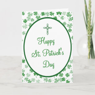Christelijke St. Patrick's Day Bijbelvers Zegen  Feestdagen Kaart