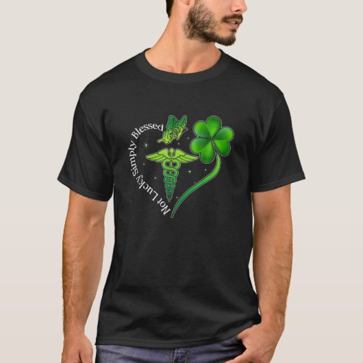 Christelijke St. Patrick's Day is gewoon gebufferd T-shirt (Voorkant)