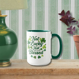 Christelijke St. Patrick's Day Klaver Gezegend Mok