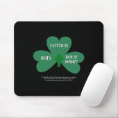 Christelijke St. Patrick's Day Religieuze Drie-een Muismat (Met muis)